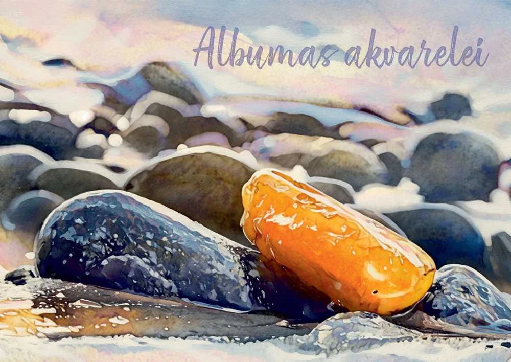 Albumas akvarelei, A4, 20 lapų, 200 gsm