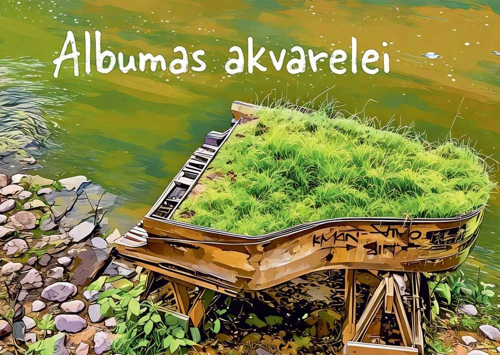 Albumas akvarelei, A4, 20 lapų, 200 gsm