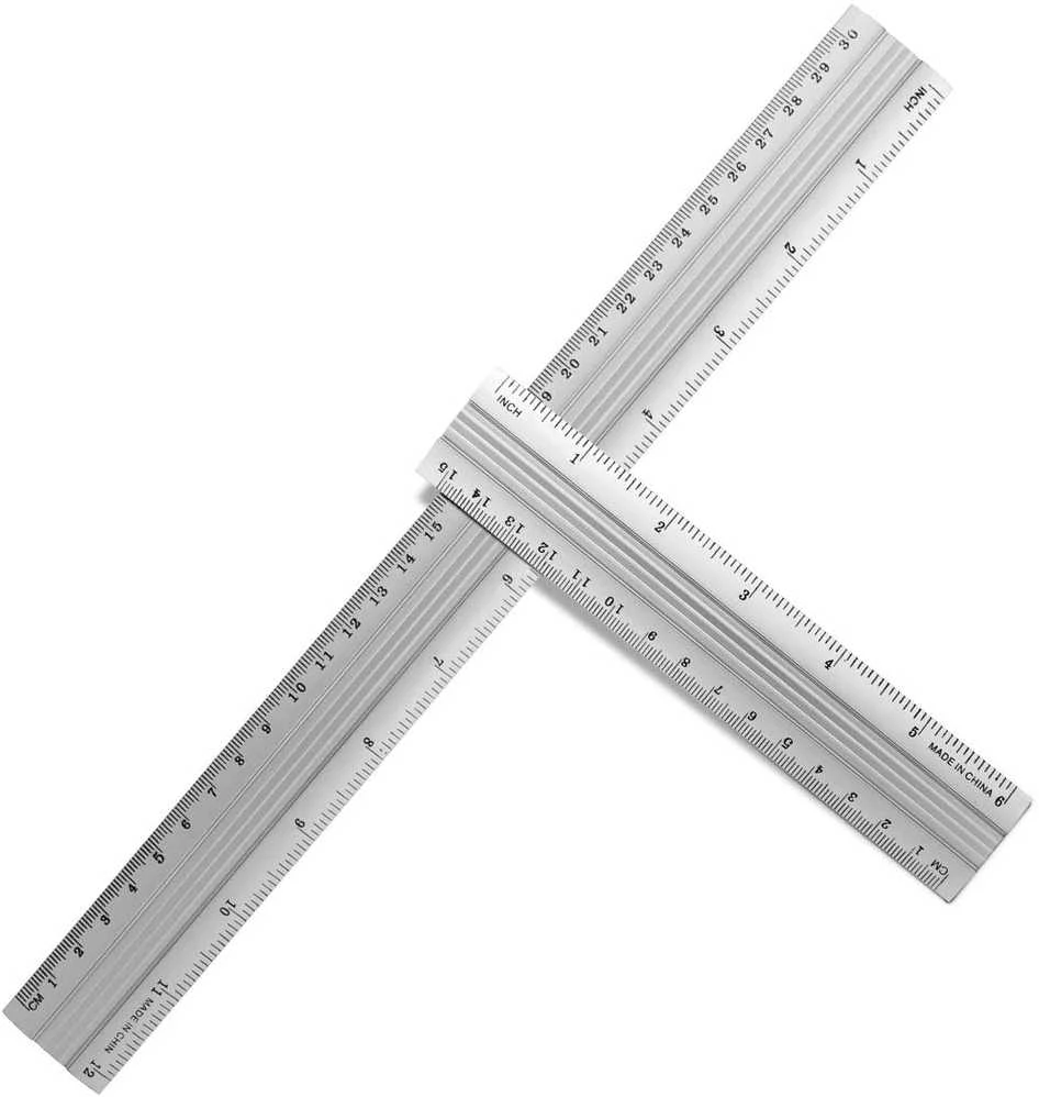 Aliuminio liniuotė GR-119-20, Grand, 20cm
