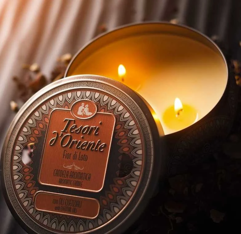 Tesori D'Oriente Tesori d´Oriente Fior di Loto Scented Candle, 200 g