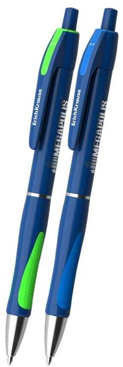 Automatinis tušinukas MEGAPOLIS CONCEPT, ErichKrause, 0.7mm, mėlynos sp.