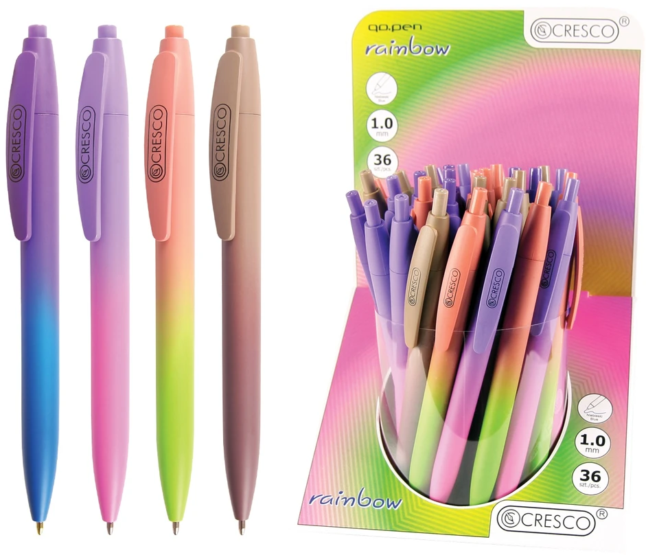 Sadpex *Tušinukas automatinis 1mm mėlynas RAINBOW 202080 CRESCO/36