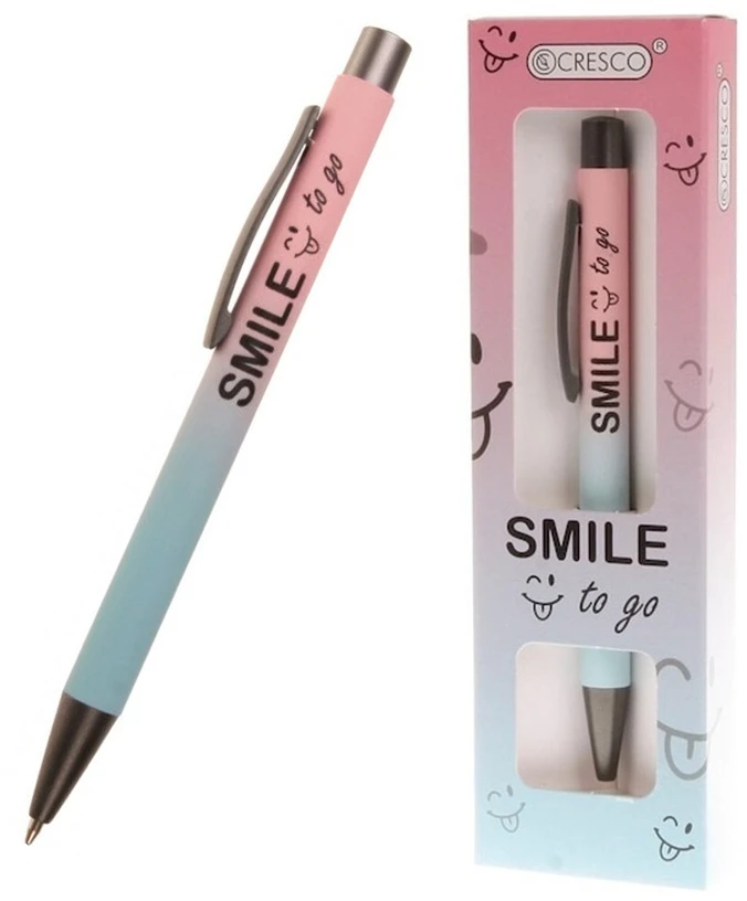 Automatinis tušinukas SMILE TO GO, Cresco, dėžutėje