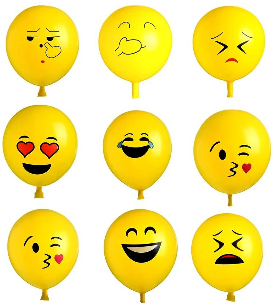 Balionai PARTY EMOTS, Fiorello, 12 vnt.