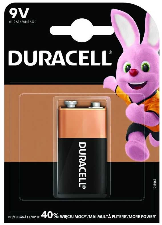 Baterija DURACELL Basic, 9V (6LR61), 1 vnt.