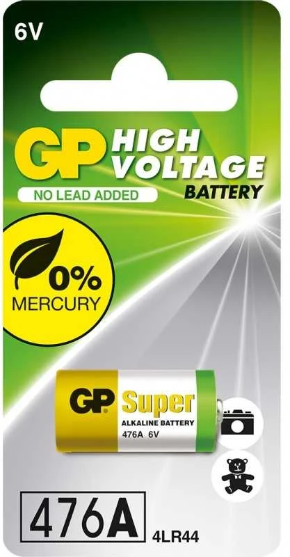 GP Battery 476A 4LR44 6V Alkaline Baterija 1 vnt.