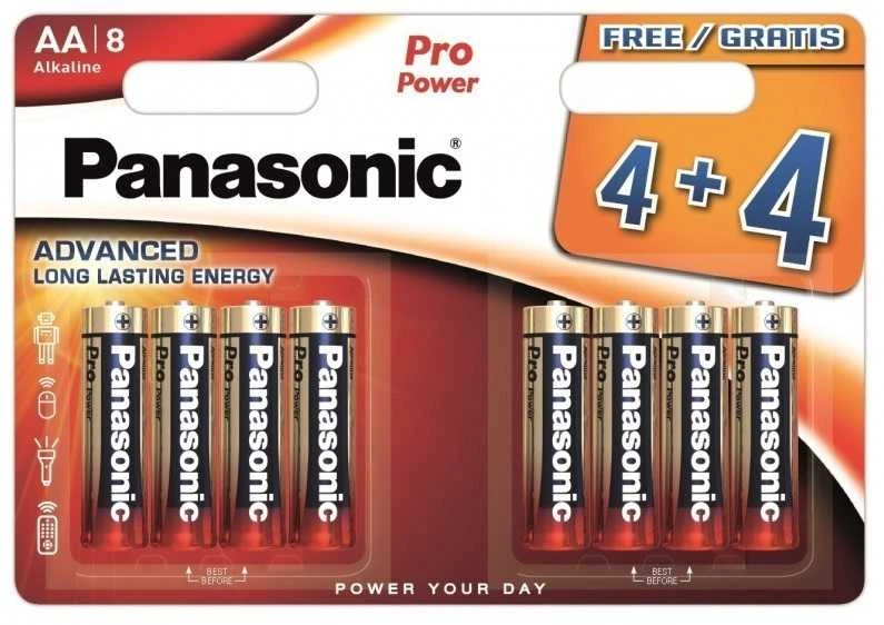 Baterijos PANASONIC Pro Power, AA (LR6), 8 vnt.