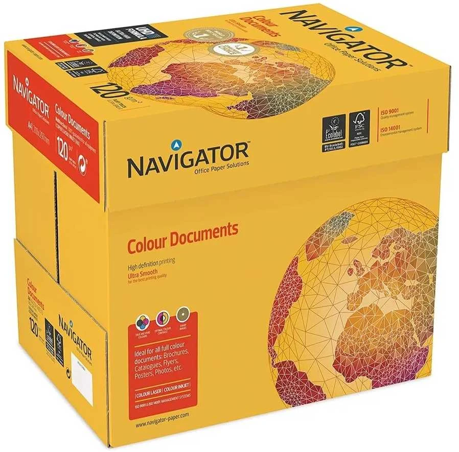 Biuro kopijavimo popierius NAVIGATOR Colour Documents, A4, 120gsm, 250 lapų