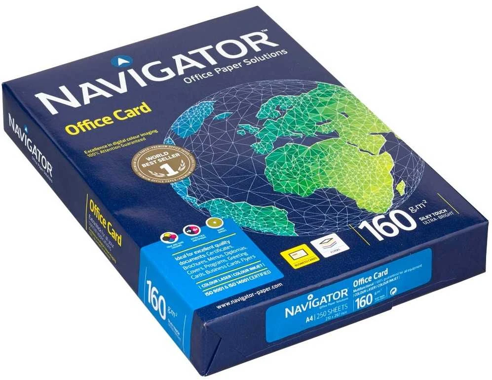 Biuro popierius Navigator Office Card, A4, 160g (250)