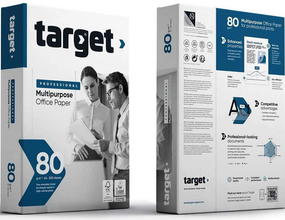 Nežinomas Biuro kopijavimo popierius TARGET Professional, A4, 80gsm, 500 lapų