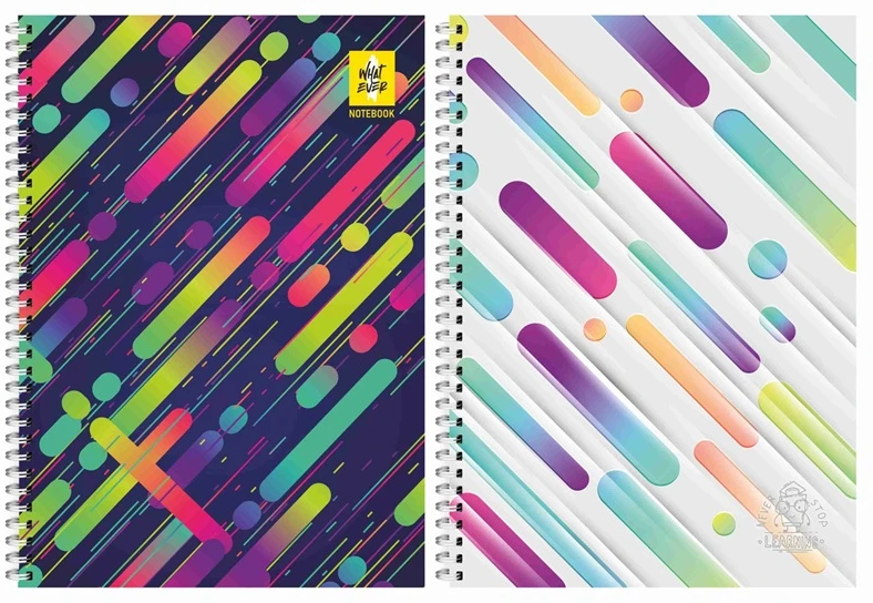 Bloknotas, A4, langeliais, 150 lapų, 70 gsm, su spirale šone