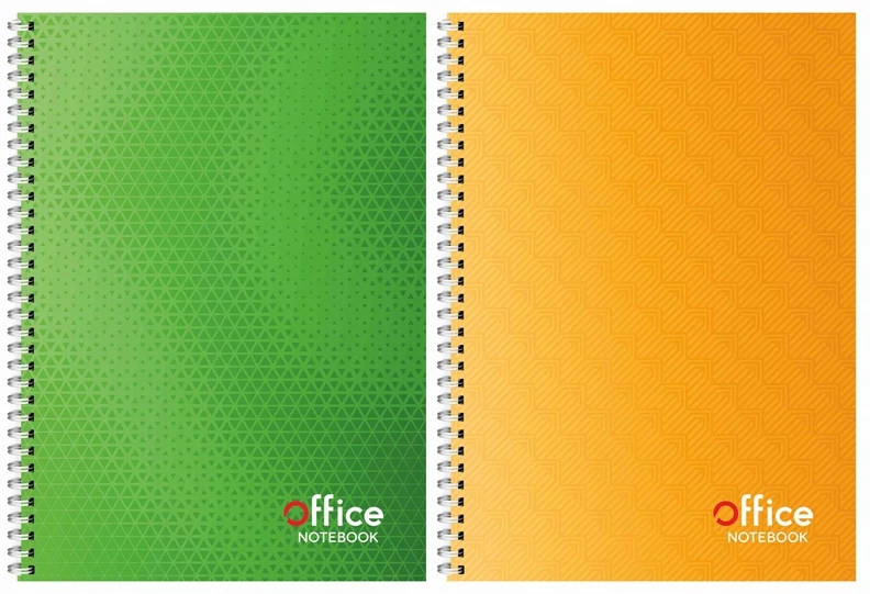 Bloknotas OFFICE, A4, langeliais, 48 lapai, 70 gsm, su spirale šone