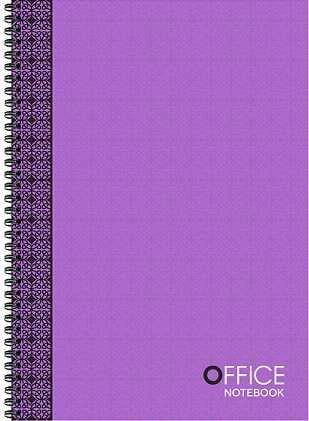 Bloknotas OFFICE, A5, langeliais, 96 lapai, 70 gsm, su spirale šone