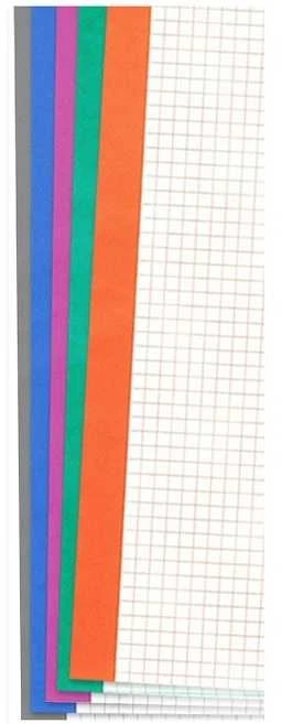 Bloknotas COLOUR, A4, langeliais, 80 lapų, 70gsm, su spalvotomis kraštinėmis, su spirale šone