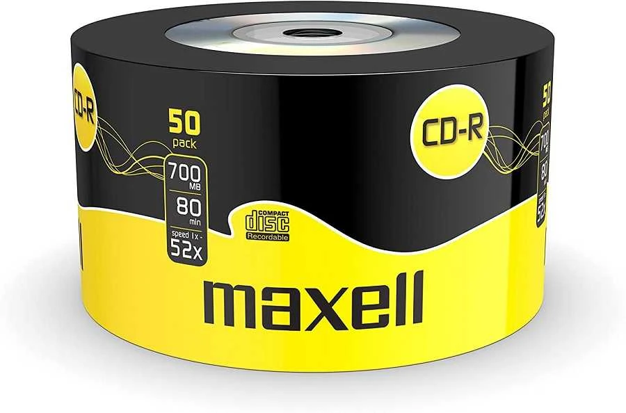 CD-R diskai MAXELL, 700MB, 52X, 80min., 50 vnt.