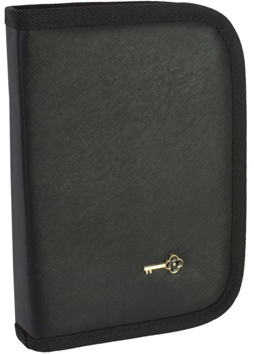 Penalas CoolForSchool, 205x140x45 mm, su 2-iem atverčiamais skyriais, juodos sp.