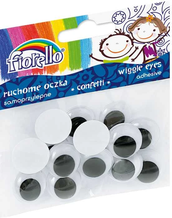 Dekoracija JUDANČIOS AKYTĖS, Fiorello, 20mm, 15 vnt., lipnios