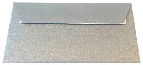Dekoratyvinis vokas GALVANISED, Curious Metallics, DL, 120gsm