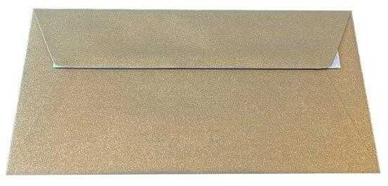 Dekoratyvinis vokas GOLD LEAF, Curious Metallics, DL, 120gsm