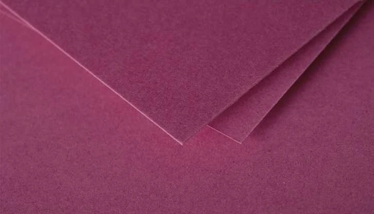 Dekoratyvinis vokas POLLEN, Clairefontaine, C6 (114x162mm), 120gsm, avietinės sp.
