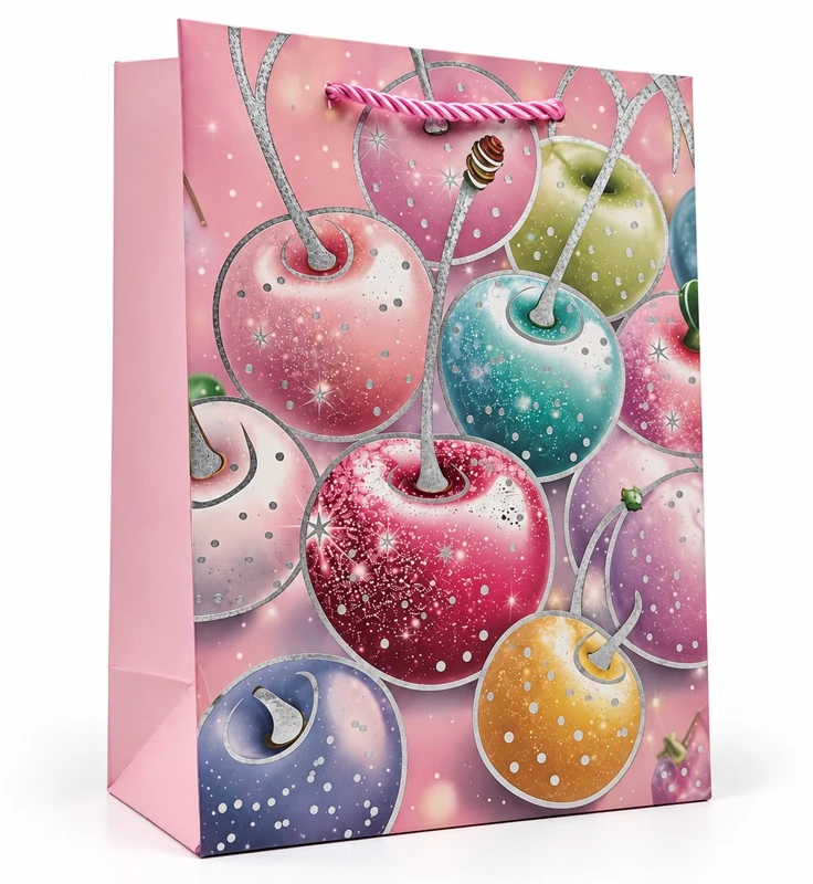 Dovanų maišelis CHERRIES, 260x320x100mm