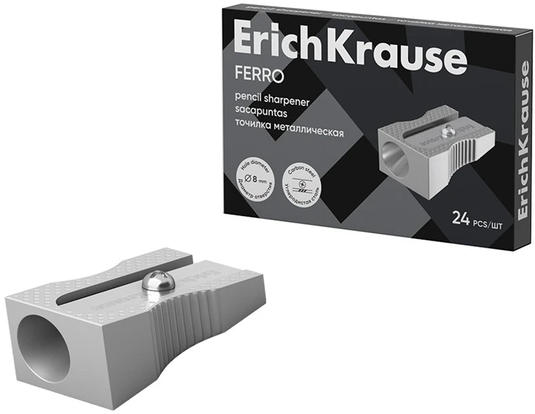 Metalinis drožtukas FERRO, ErichKrause, 14x10x25mm