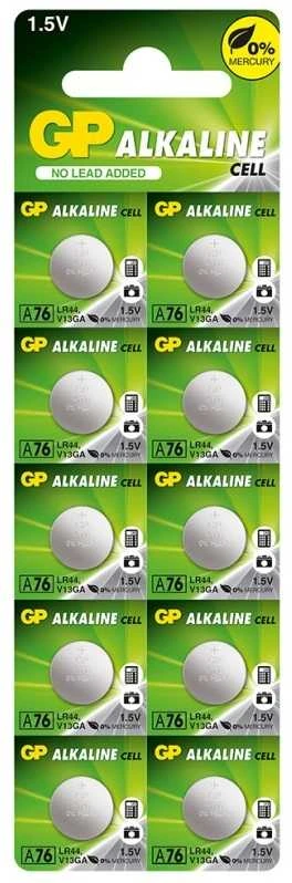 Elementai GP LR44 A76 AG13 10vnt