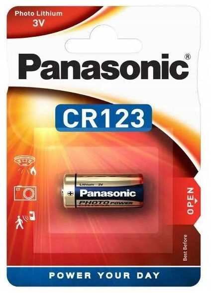 Panasonic cr123 Ličio jonų Elementas 3V 1vnt