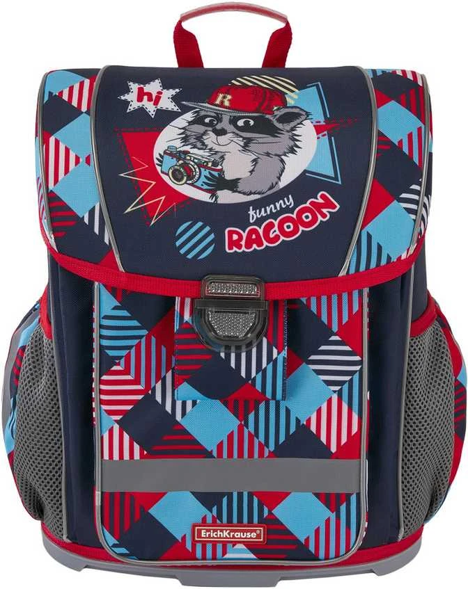 Ergonominė kuprinė FUNNY RACOONS, ErichKrause, 16L, 830g