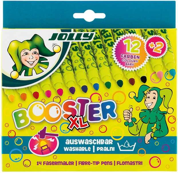 Flomasteriai BOOSTER XL, Jolly, 14 sp.