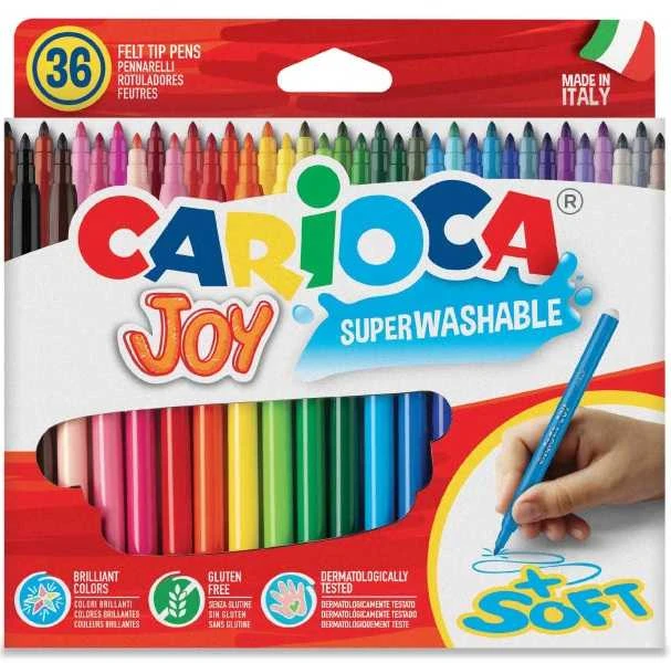 Flomasteriai CARIOCA JOY, 36 vnt.