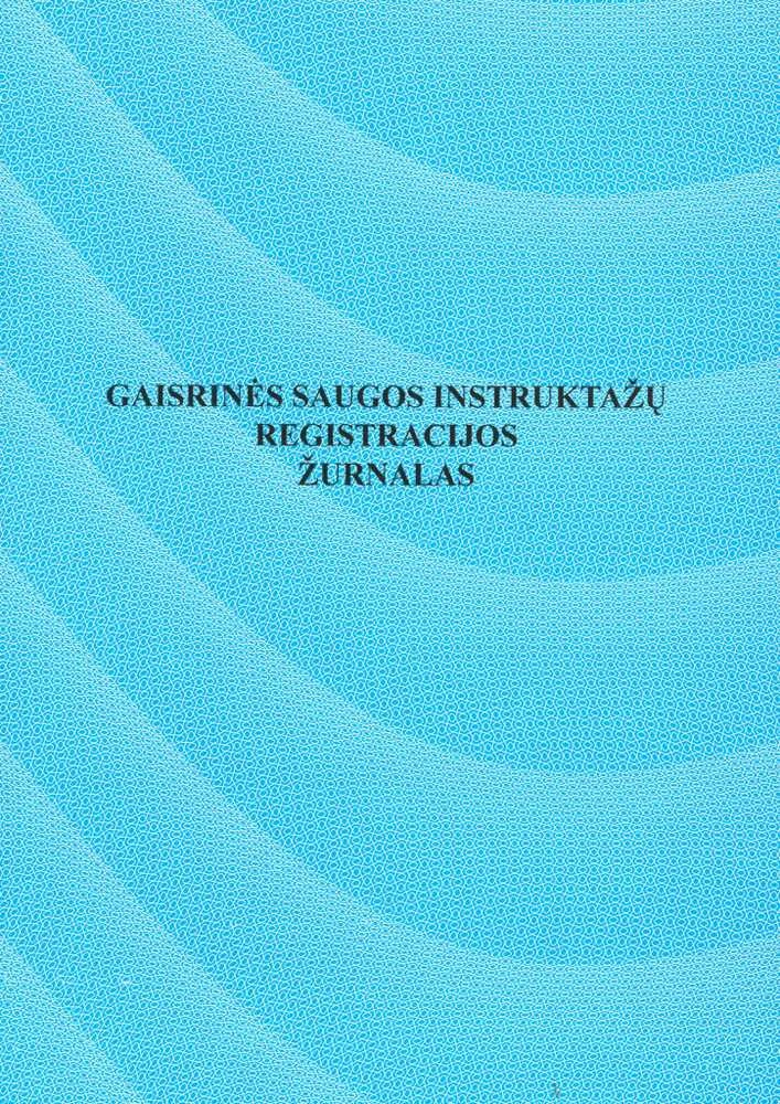 Technoinform Gaisrinės saugos instruktažų registracijos žurnalas