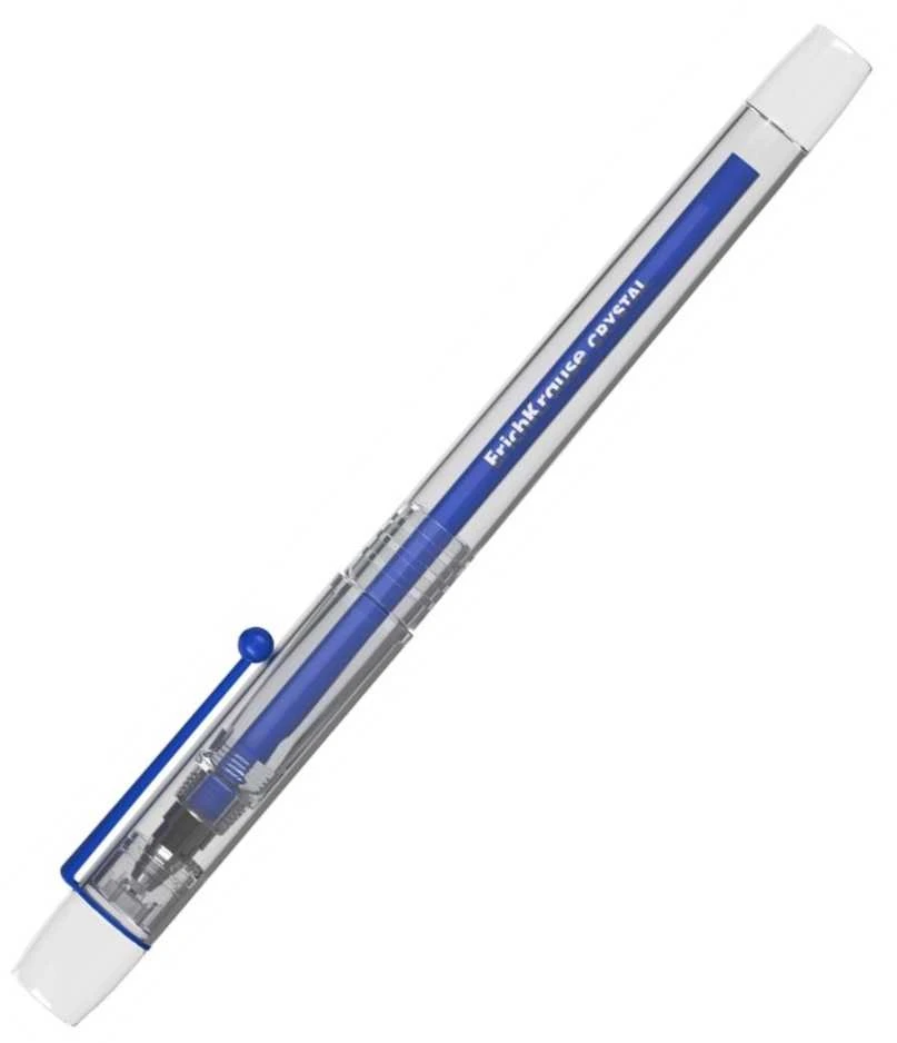 Gelinis rašiklis CRYSTAL, ErichKrause, 0.5 mm, mėlynos sp.
