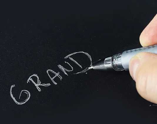 Gelinis rašiklis GR-101, Grand, storis 0.5mm, sidabro sp.