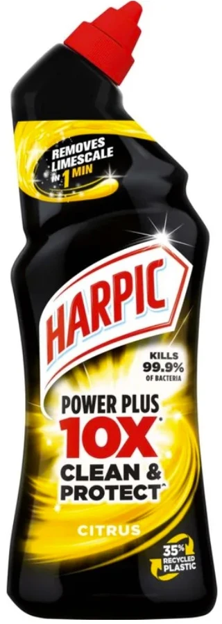 Harpic tualetinis valiklis CLEA POWER PLUSMAX10 CITRUS 750 ml