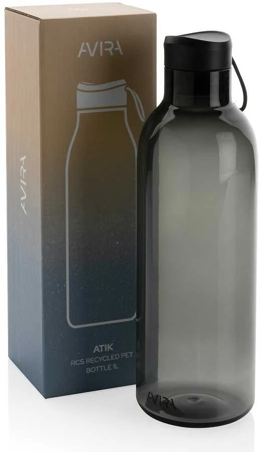 Gertuvė ATIK, Avira, 1000ml, permatomas juodos sp. perdirbto plastiko korpusas