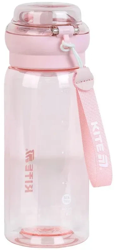 Gertuvė KITE, 500 ml, su užrakinamu dangteliu, rožinės sp. tritano plastikas