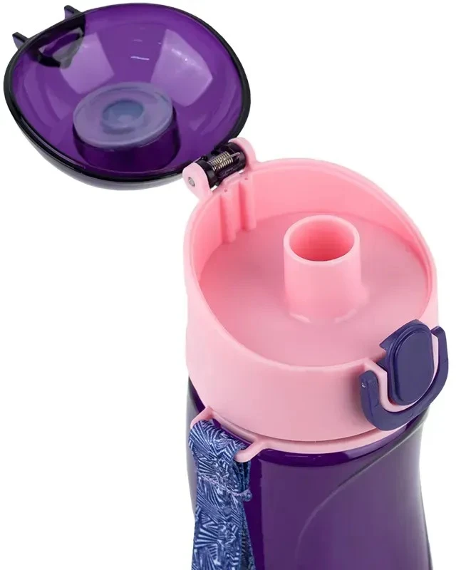 Gertuvė KITE, 530 ml, su užrakinamu dangteliu, violetinės sp. tritano plastikas