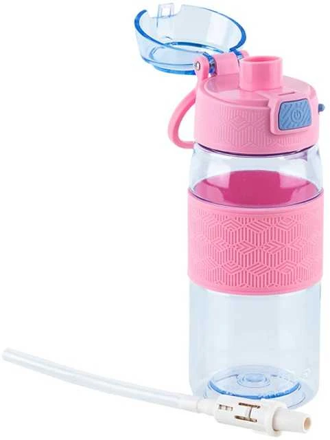 Gertuvė Kite, 600ml, su užrakinamu dangteliu, rožinės sp. tritano plastikas