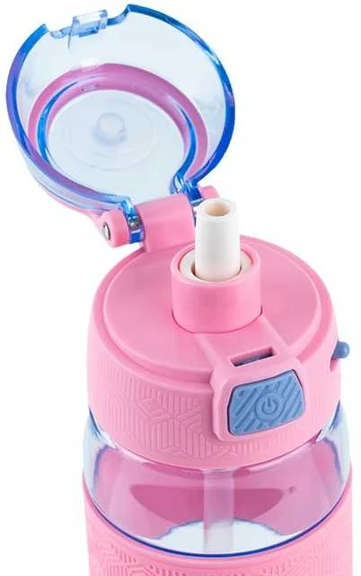 Gertuvė Kite, 600ml, su užrakinamu dangteliu, rožinės sp. tritano plastikas