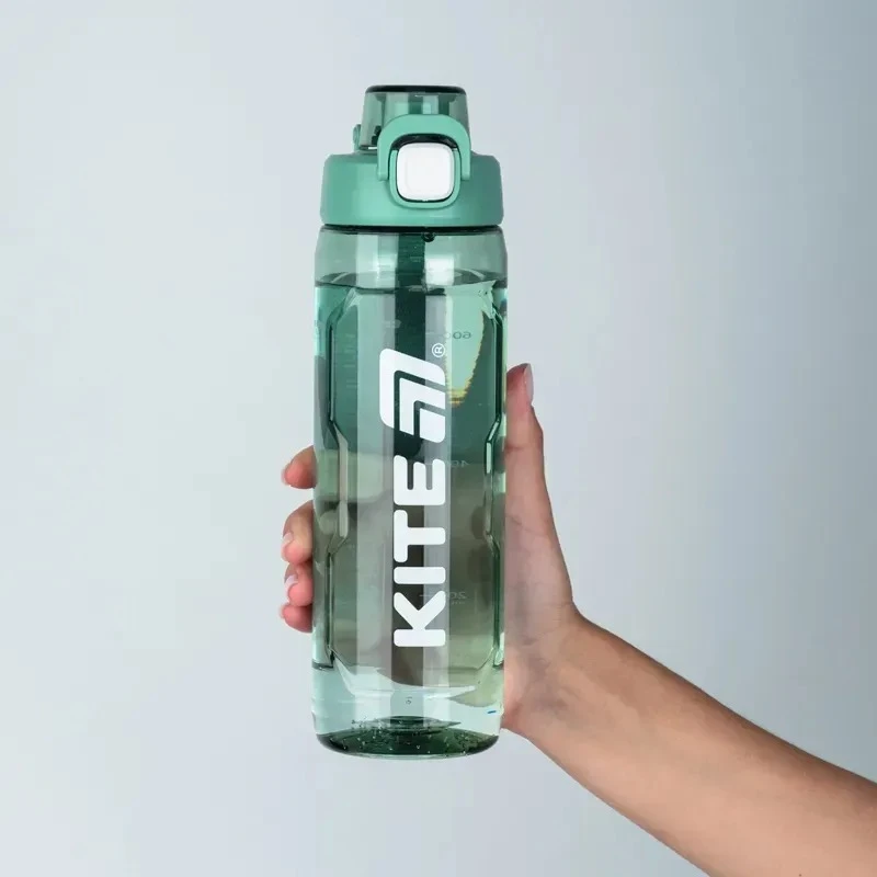 Gertuvė KITE, 800 ml, su užrakinamu dangteliu, žalios sp. tritano plastikas