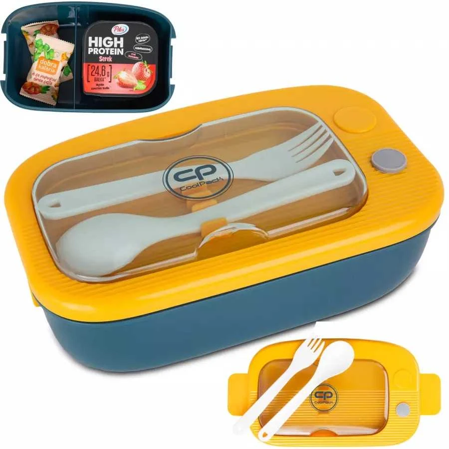Gertuvė Cool Pack Pietų-užkandžių dėžutė MIL, Coolpack, 200x130x70mm, 1100ml