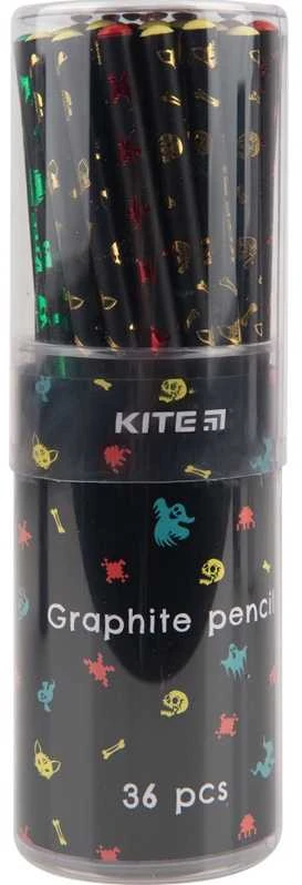 Grafitinis pieštukas KITE, HB, be trintuko
