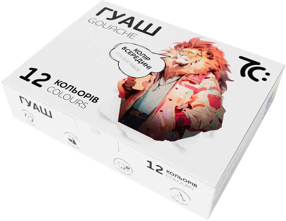 Gamma Guašas 7C, 12 sp. po 16 ml