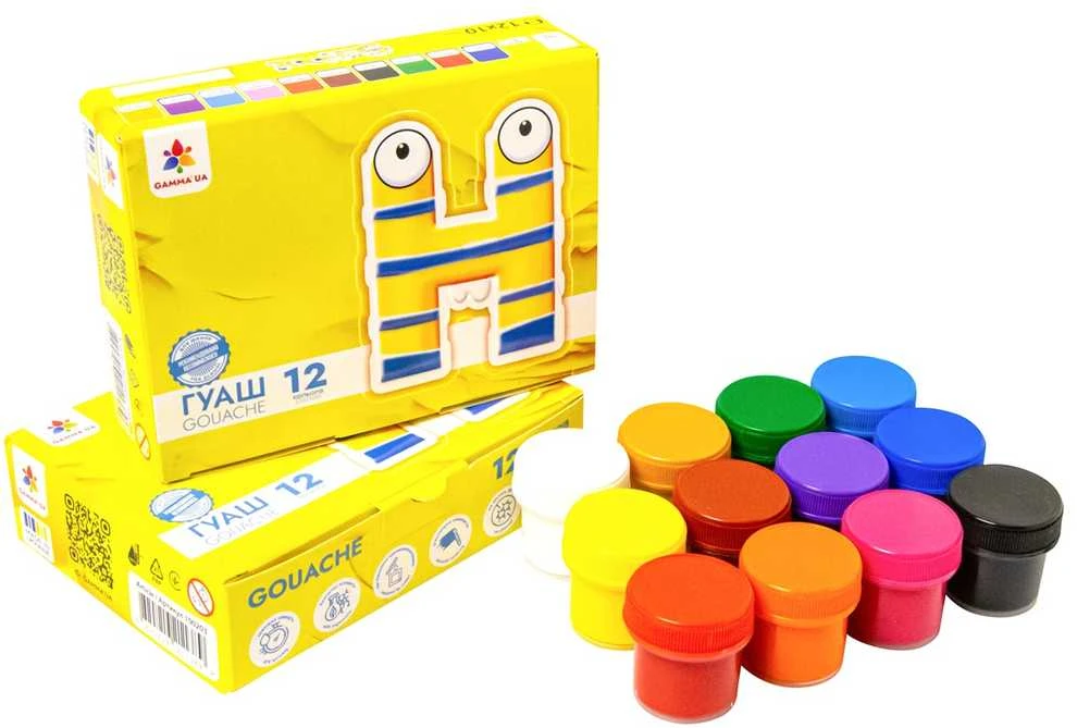 Guašas GAMMA`UA , 12 sp. po 10 ml