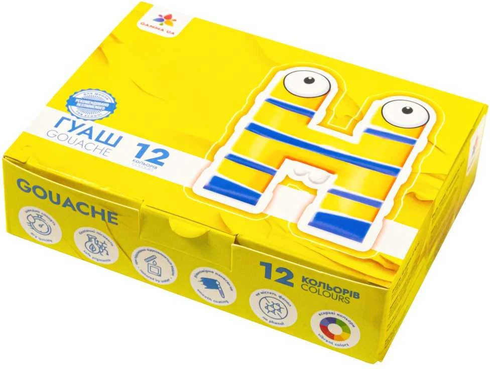 Guašas GAMMA`UA , 12 sp. po 10 ml