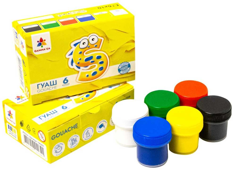 Guašas GAMMA`UA , 6 sp. po 10 ml