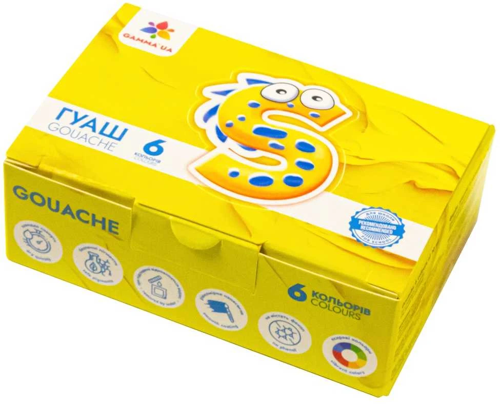 Guašas GAMMA`UA , 6 sp. po 10 ml