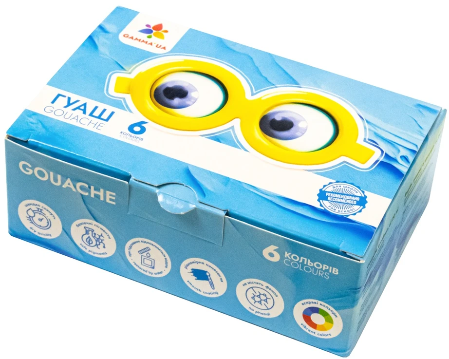 Guašas GAMMA`UA , 6 sp. po 20 ml
