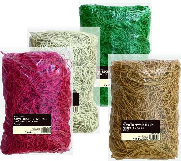 Gumytės pinigams, įvairių spalvų 1 kg pakuotės